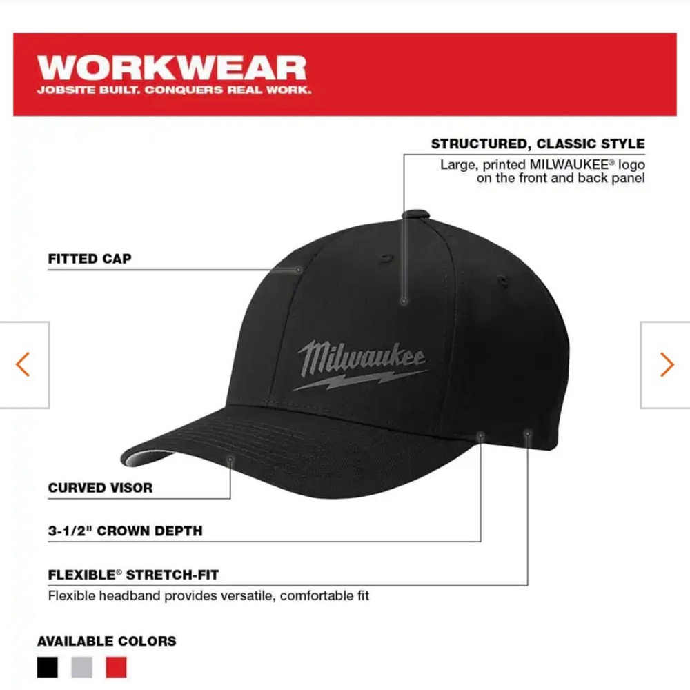 Milwaukee Work Gloves + Hat Bundle - image 11